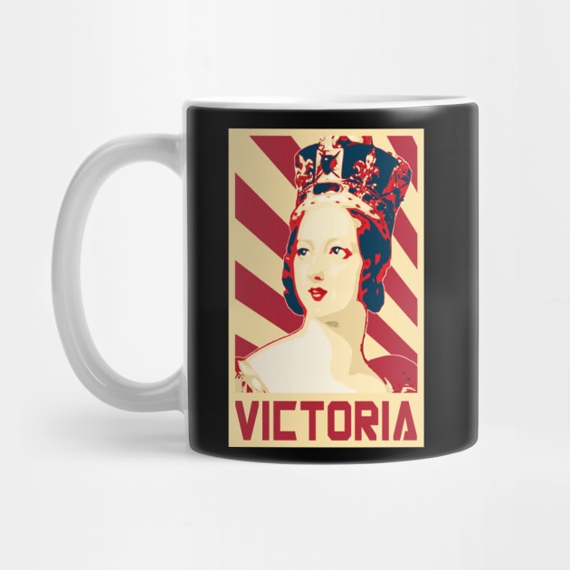 Queen Victoria Retro Propaganda by Nerd_art